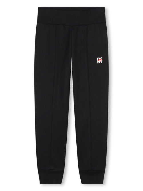 Logo-print track pants - Black