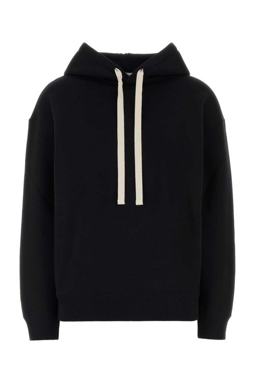 Cotton Hoodie — Black