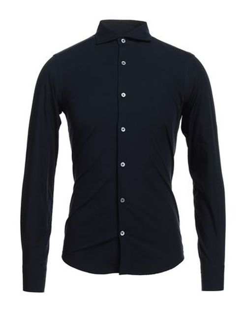 Man Shirt Midnight blue Size 15 ½ Cotton, Elastane