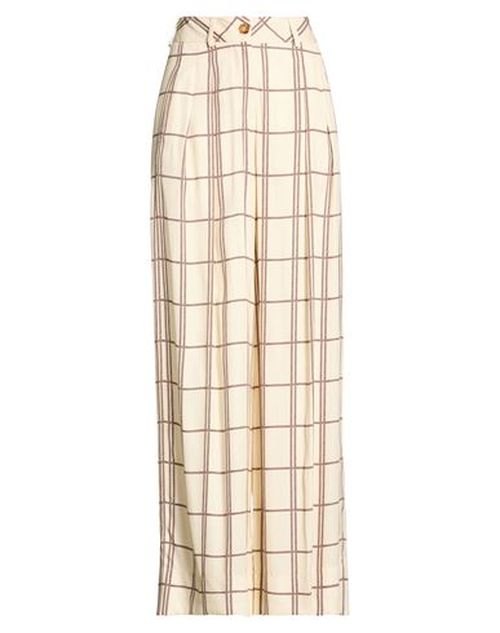 Woman Pants Cream Size 1 Viscose