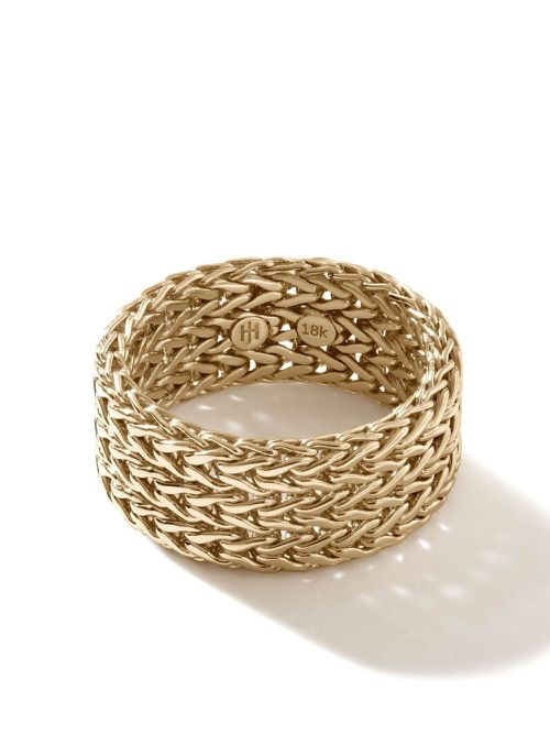 18kt yellow gold Classic Chain ring