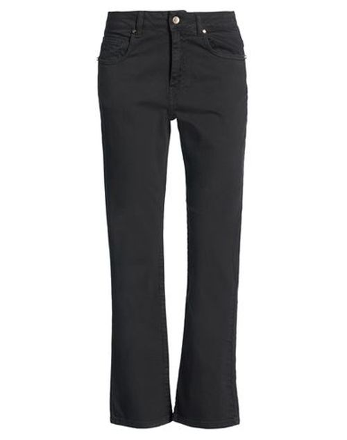 Woman Jeans Black Size 25 Cotton, Elastane