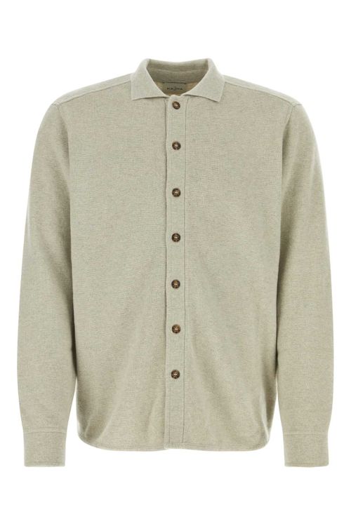 Organic Cashmere Cardigan — Gray