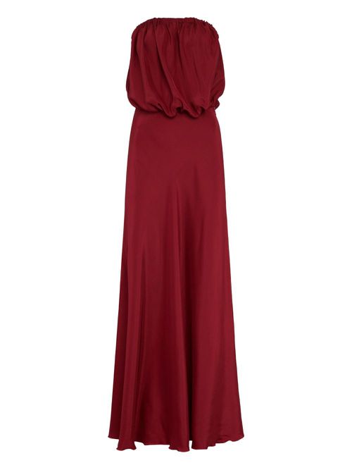 Silvia silk dress - Red