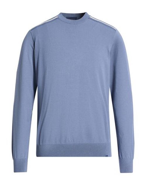 Man Sweater Slate blue Size M Viscose, Polyester