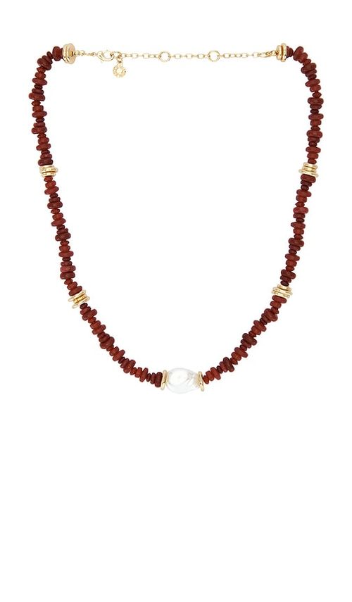 BaubleBar Farah Beaded Necklace in Red