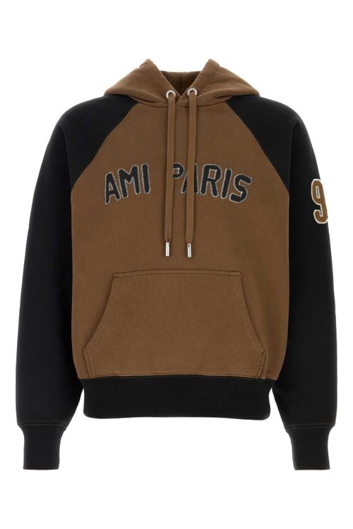 Patch Sweatshirt — Brown