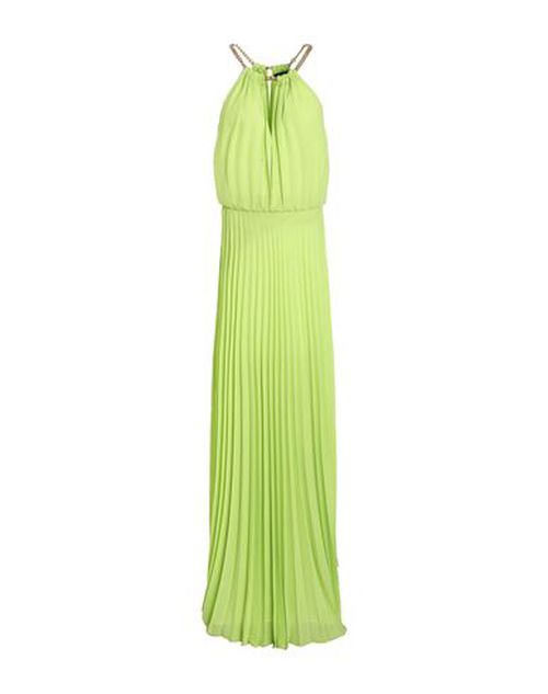 Woman Maxi dress Lime green Size M Polyester