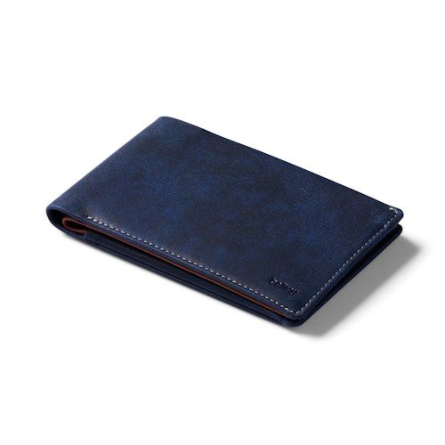 Travel Wallet Leather Passport Holder, RFID Blocking Ocean