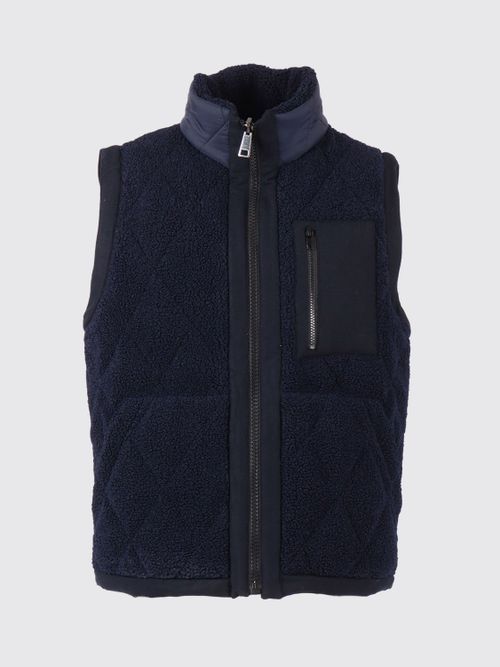 Suit Vest Men color Blue