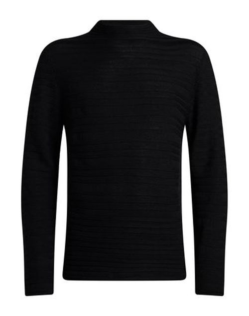 Man Sweater Black Size 40 Virgin Wool