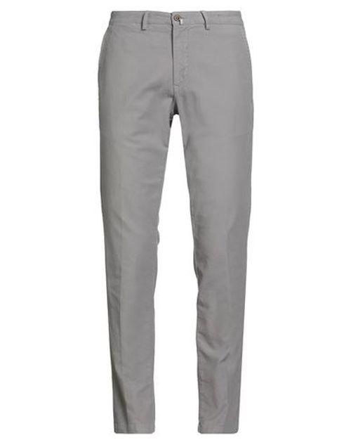 Man Pants Light grey Size 44 Cotton, Elastane