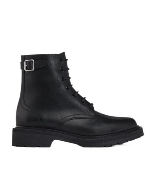 CELINE RANGER LACE-UP BOOT in SHINY BULL