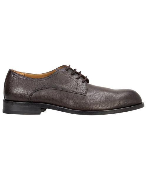 Men's Lace-Up Dress Shoes - Dark Brown