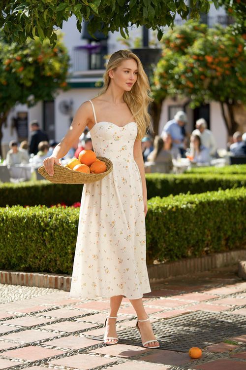 White Corset Dress Isla