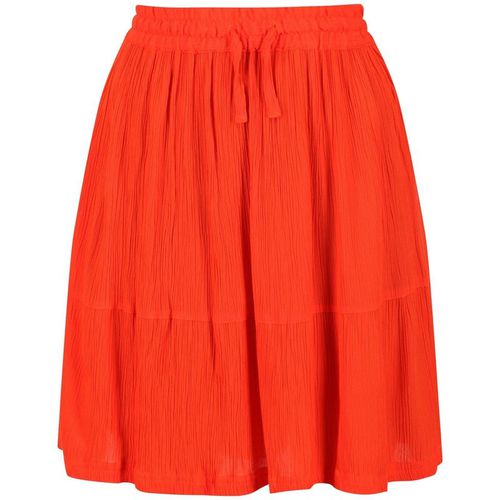Regatta Womens Hansika Knee Length Tiered Skirt in Crayon - Red