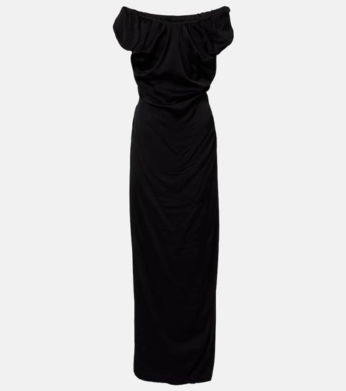 Ginnie draped jersey maxi dress