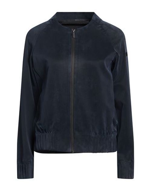 Woman Jacket Midnight blue Size 2 Cupro, Elastane