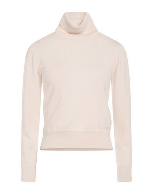 Woman Turtleneck Ivory Size 10 Merino Wool