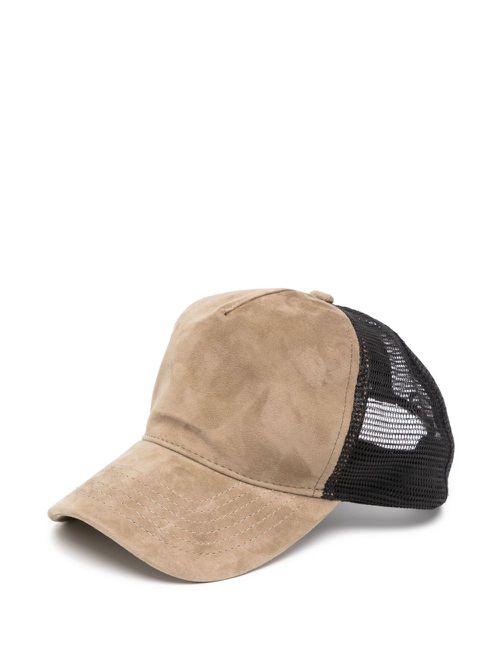 Suede trucker hat - Brown