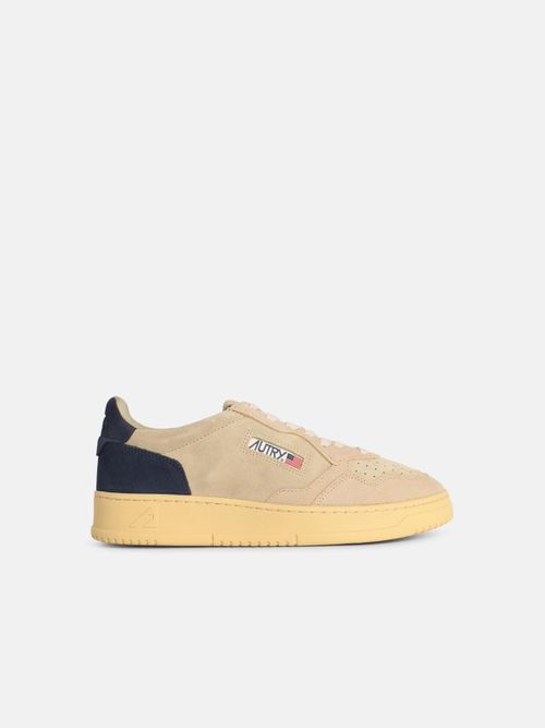 'Medalist Low' Beige Suede Sneakers