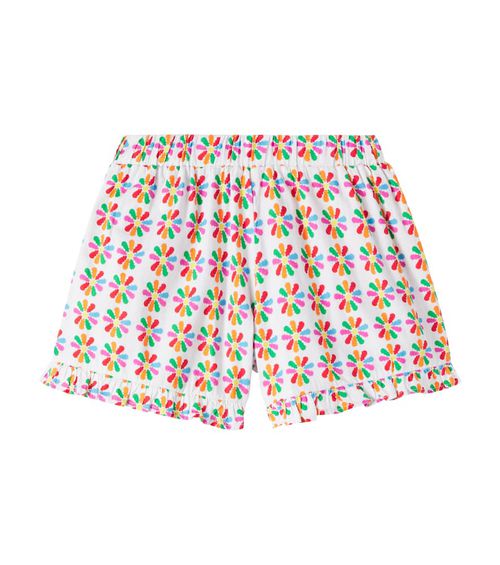 Fábula Catavento printed cotton shorts