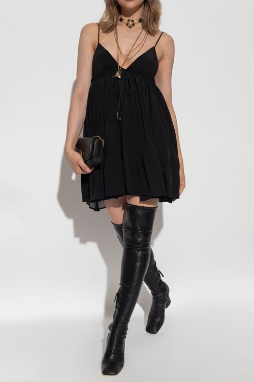 Silk Camisole Top, Women's, Black