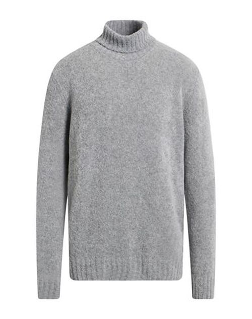 Man Turtleneck Grey Size 46 Virgin Wool, Polyamide