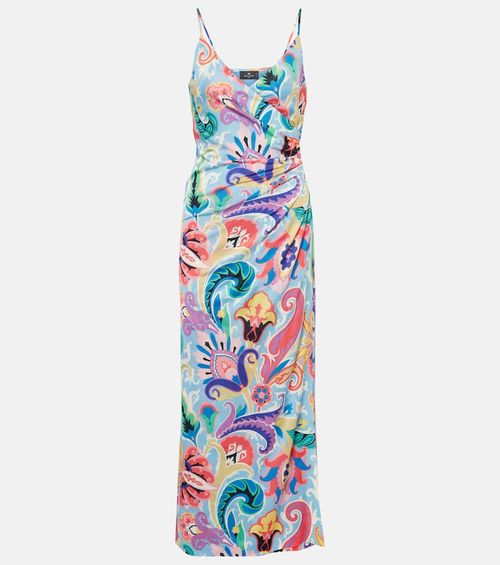 Printed midi dress