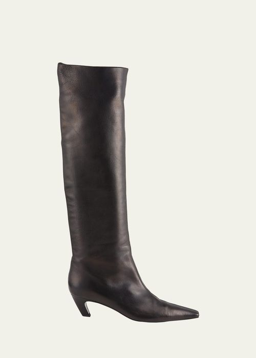 Davis Slouchy Leather Knee Boots