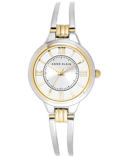 Watch, Women's Two-Tone Bangle Bracelet 29mm Ak-1441SVTT - Two-Tone