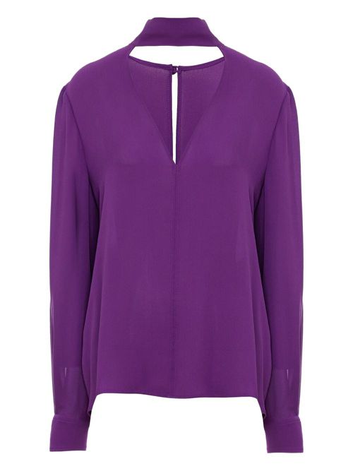 Silk blouse - Purple