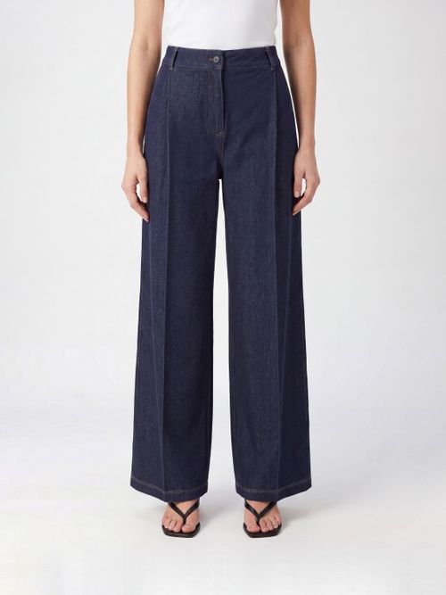 Pants Woman color Blue
