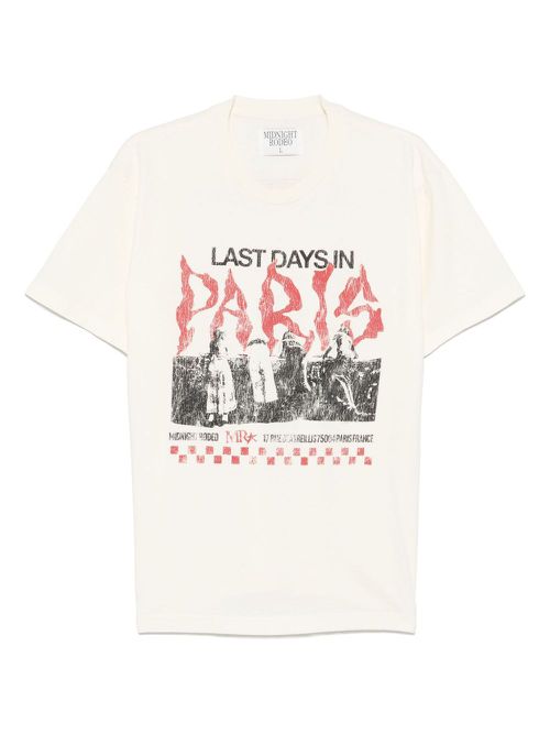 Logo-print t-shirt - Neutrals