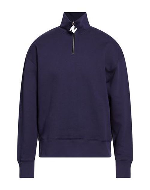 Man Sweatshirt Dark purple Size M Cotton