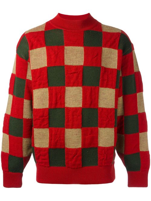 Checked jumper - Red