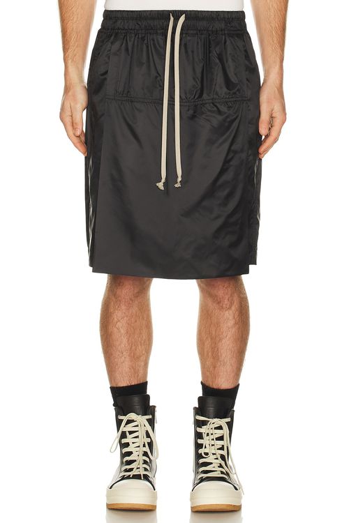 Rick Owens x Moncler Kiltshorts in Black