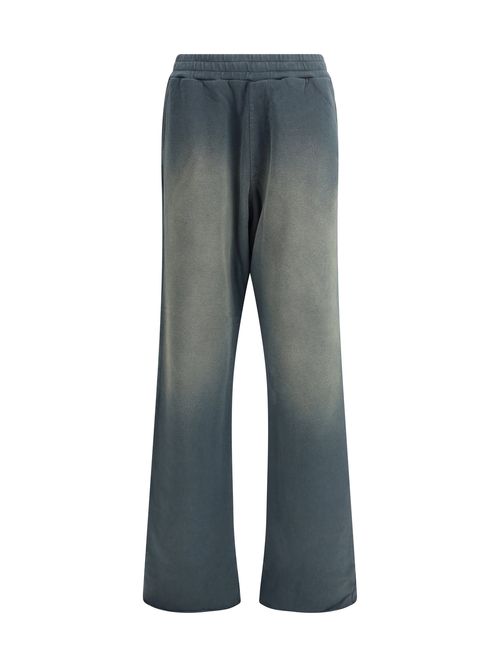 Shaded Design Cotton Joggers — Gray