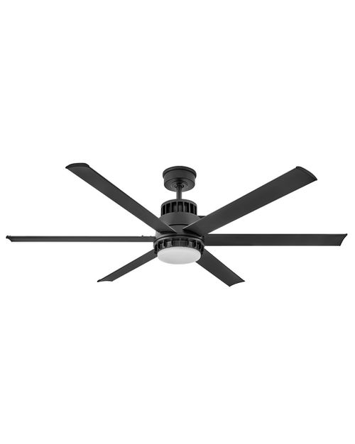 Matte Black 60"Ceiling Fan from the Draftsman Collection