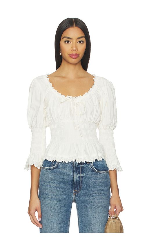 Tularosa Presley Top in White. M. Also in