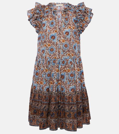 Ulla Johnson Coletta ruffled cotton-blend minidress