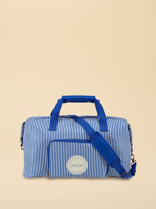 Ticking Stripe Packaway Duffle