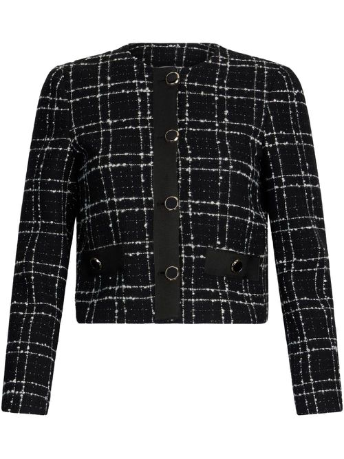 Lurex® bouclé jacket - Black