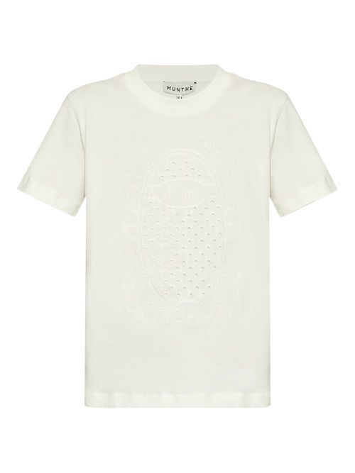 Embroidered T-shirt - White