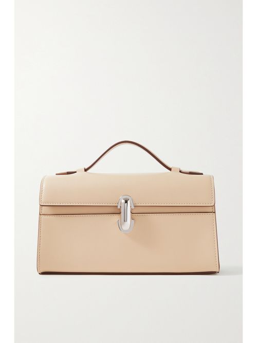 Symmetry Pochette Leather Tote - Neutrals