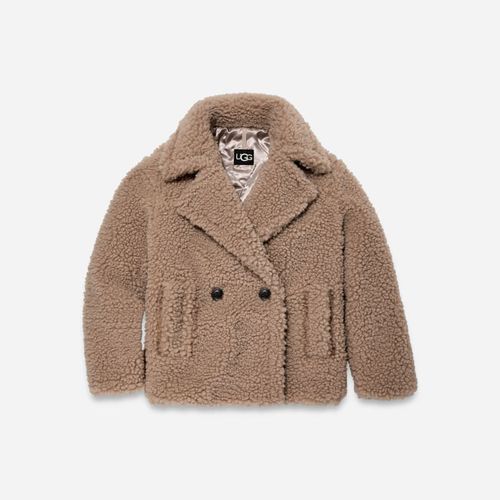 ® Women's Gertrude Short Teddy Coat Polyester in Putty