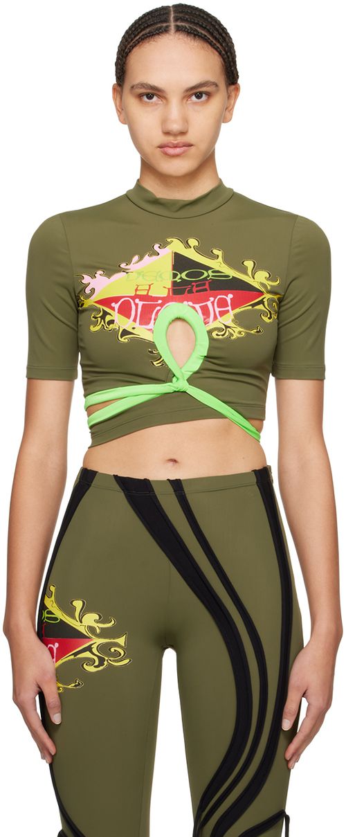 Ottolinger Green Wrap T-Shirt