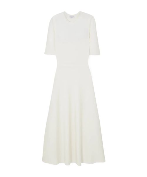 Seymore wool, cashmere and silk-blend midi dress