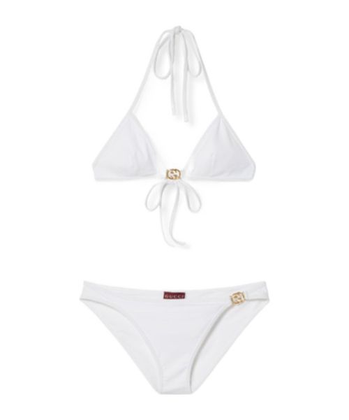 Logo two-piece swimsuit