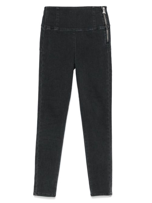 Stretch-cotton jeans - Black